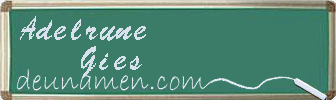 Adelrune Gies Visitenkarte